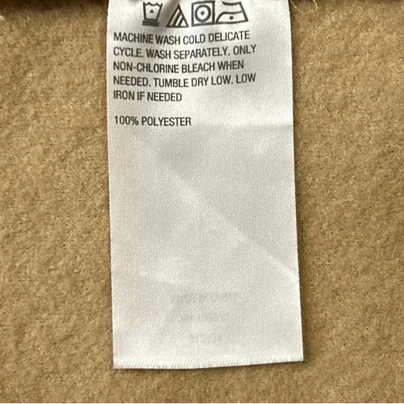 G by Giuliana Oversized Teddy Shacket Jacket Tan Size XL - Picture 8 of 12